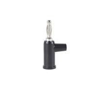20Pcs 4MM Banana Plug Lantern Head Gun-Type Re-Insertable Test Plug Welding-Free Side Screw Wiring(Black,100PCS)