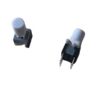 20pcs 5.8x5.8x13mm Latching Self Lock Tactile Push Button Switch 6 Pin PCB w Cap