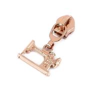 20Pcs 5# Zipper Slider for Nylon Bag Purse Sewing Replacement,BB-Rose Gold,No5-20Pcs