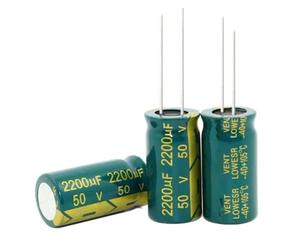 20PCS 50V2200UF Electrolytic Capacitor 2200UF 50V 16x25mm ZDVHOMCB