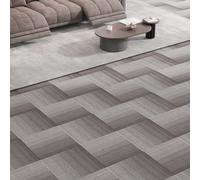 20Pcs 50x50CM Gradient Carpet Tiles, Gradient Brown