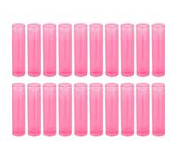 20pcs 5g Empty Lip Balm Tubes Pe Pink Reusable DIY Container | Travel Size, Waterproof and Odourless Finish, Light Build for Girls and Women