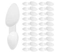 20pcs 5ml/2.5ml Double Sided Spoon Reusable Medicine Spoon,Medicine Spoons Suitable for Cereal Powder Milk Coffee Powder Washing Powder,Safety Plastic Spoons for Daily Life for Kids Adult(White)