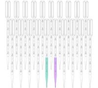 20Pcs 5ml Pipette,Pipette Dropper,Pipettes,Plastic Pipettes,Dropper,for Transfering Water,Perfume,Oils,Essential,Liquid,Makeup Tool,Lab