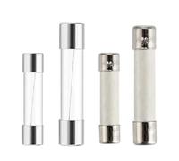 20PCS 5x20 6x30mm Ceramic Glass Fuse 250V 0.2A 0.5A 1A 2A 3A 5A 6A 8A 10A 15A 5 * 20 6 * 30 The Multimeter Fuses Auto Insurance Tube(6X30mm Glass,250V F0.1A 20PCS)