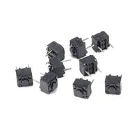 20pcs 6 * 6 * 6.0MM Tact Switch Tactile Push Button Switch Kit, Height:6MM DIP 2P micro switch 6x6 Key switch