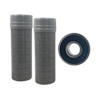 20Pcs 608-2RS Bearings 8x22x7mm Ultra-Load Double Rubber Sealed Precision for Skateboards Printers E-Scooters Industrial