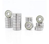 20PCS 608ZZ Miniature Bearing ABEC-1 8X22X7 mm 608 ZZ Longboard Skateboard Deep Groove Ball Bearings 608-2Z 608Z