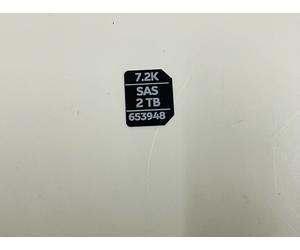 20PCS 652757-B21 653948-001 Fit HP 2TB 7.2K RPM SAS 3.5 disk shelf head label