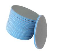 20Pcs 6inch Flexible Sponge Sandpaper 150MM Round for Grinding Before Car Paint Polishing Grinding Accessoires Sandpaper for Wood