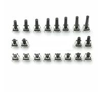 20pcs 6x6 Mini Push Button Switch DIP Tact Switch 6X6X4.3 6 * 6 * 4.3/5/6/7/8/9/10/11/12/13/14/15/16/17/18mm The Power Switch 4Pin-6x6x13.0mm