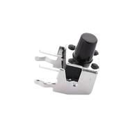 20Pcs 6x6 PCB Momentary Tactile Tact Push Button 4-Pin Self-reset Switch Right Angle With stent 6 * 6 * 4.3/5/6/7/8/9/10/11/12/13mm(20PCS 6x6xH9.0mm)