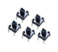 20Pcs 6x6mm Panel PCB Momentary Tactile Tact Mini Push Button Switch DIP 4pin 6x6x4.3/5/6/7/8-13 MM 6 * 6 * 4.3MM 5MM 6MM 7MM 8MM (Color : 6x6x10mm)