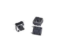 20PCS 6x6mm panel PCB tactile mini button switch SMD 4pin switch 6x6x4.3/5/6/7-10 MM 6 * 6 * 4.3MM 5MM 6MM 7MM-10MM(6x6x4.3mm)