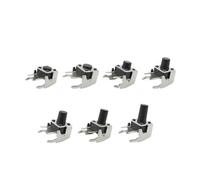 20Pcs 6x6mm Tactile Push Button Switch PCB Momentary Self-Reset with Stent - Right Angle 4Pin Electronics Projects(6x6x9mm)