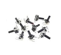 20PCS 6X6X13H 6 * 6 * 13mm 4Pin touch button switch Self-reset 90 degrees side insert with bracket IDGTTLDF