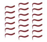 20pcs 7.5cm Artificial Sandworm Soft Lures Baits Fishing Gear Swim Baits Accessories Flexible Root Fishing Baits