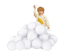 20Pcs 7cm Fake Snowballs White Realistic Artificial Snowballs,Fake Snowball for Kids Indoor Snowballs Fight Game,Xmas Fake Snow Balls for Children Adult Snowball Throw Games,Christmas Tree Decorations