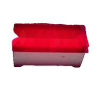 20pcs 8 Grid Digital Segment LED Light Bar 8 Flat Tube of Super Bright Red