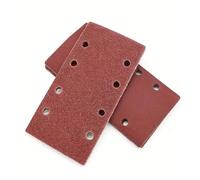 20pcs 8-Hole Rectangular Premium Flocked Sandpaper Sheets, Self-Adhesive, 185X93mm - Assorted Grits (60-600) For Air Grinders(20pcs 120 Grit)