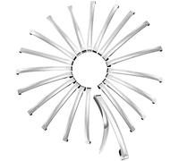 20pcs 9CM metal hinged barrette hair clip, Silver large hair sectioning clips for women, My Love Baby Valentine's Outfit, Hair Styling Accessories Pin Curl Clips Long Hair Styling Clips