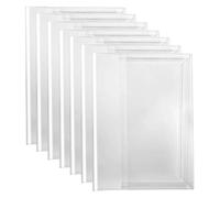 20Pcs A4 Clear Exercise Book Covers, Transparent Book Cover, Thicken Plastic Reusable and Adjustable Clear Book Covers Waterproof Book Protectors for School Home Office