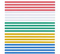 20pcs A4 Slide Binders Plastic Spine Bars, Solid 1CM 5 Assorted Colors (4 of Each) | Durable Paper Binder for Project Folders Presentation Folders | Office School Home Supplies