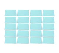 20Pcs A5 15 Holes Transverse Type PP Loose Leaf Binding Covers Non Cracking Frosted Texture Clean With One Wipe for Office (Light Green)