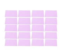 20Pcs A5 15 Holes Transverse Type PP Loose Leaf Cover Detachable Comfortable Handle Feeling for Office School Supplies (Taro Purple)