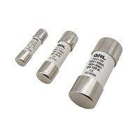 20pcs AC 500V RO15 Fast Blow Ceramic Fuse Link RT18-32 10X38 gG Cutout 2A 4A 6A 8A 10A 16A 20A 25A 32A(20A)