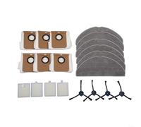 20Pcs Accessories for Conga 8490 Robot Vacuum Replacement parts include 6 Dust-Bags, 4 Side Brushes, 6 Mop Pads, 4 Hepa Filters