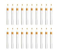 20Pcs Acrylic Paint Pen 2mm Line Wide Quick Drying Oil Based Inks Acrylic Markers for Sketching Card Making Journaling White Gold Sketch Highlighter