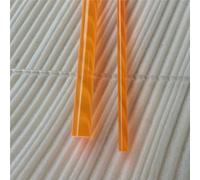 20pcs Acrylic Rods Colored, 4 to 10inch Multicolor Acrylic Rods For Crafts, Lucite Bar For Cake Toppers Flagpole Dia 3mm(Orange,3x100mm)