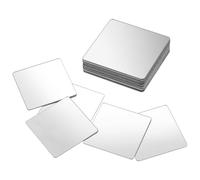 20Pcs Acrylic Square Mirror, 2 x 2 Inch Self Adhesive Small Square Mirror Tiles Tiny Mirrors Tiles for Crafts DIY Projects Home Bathroom Decorations