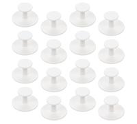 20pcs Adhesive Cabinet Handles Self-Stick Wardrobe Door Pulls Drawer Furniture Knobs Paste Type Pull Knobs for Home Kitchen Bathroom Cabinets