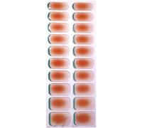 20Pcs Adhesive Full Wrap Gel Nails Art Stickers Waterproof Gel Nail Wrap Semi Cured Gel Nails Polish Strips Nail Decals Semi Cured Gel Nails Stickers For Toes White With Uvs Light Semi Cured Gel Nails