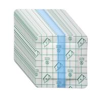 20pcs Adhesive Waterproof Dressings for Wounds Sterile Skin Friendly Plasters with Absorbent Cotton Pad for Grazes Cuts Burns Pressure Tattoo Aftercare Daily Wound Care
