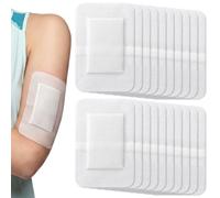 20Pcs Adhesive Wound Dressings, Self Adhesive Breathable Plasters (10×15cm) | Bandages and Dressings, Breathable Plaster for Wounds, Adhesive Dressings for Wound Care Grazes Sores Cuts