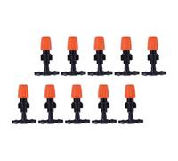20pcs Adjustable Plastic Misting Dripper Tee Joint | Flow Control Shutoff, Uniform Coverage, Precise Root Zone Watering, Suitable for Seedlings, Hanging Baskets and Greenhouses