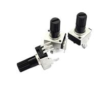 20PCS Adjustable Resistance Potentiometer RV09 1K 2K 5K 10K 20K 50K 100K 102 202 502 103 203 503 Vertical 12.5mm Handle Length BIANMTSW(10K Ohm)
