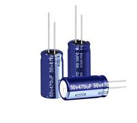 20Pcs Aluminum Electrolytic Capacitor High Frequency Low Capacitors 16V 25V 35V 50V 7000Hours Long Service Life BIANMTSW(50V100UF 8x12)