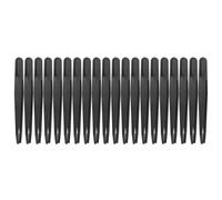20Pcs Anti Static Tweezers Carbon Fiber Curved Tip