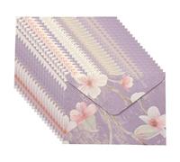 20Pcs Antique Floral Envelopes 6.46x4.4Inch Flipping Envelope for Invitation Greeting Card Wedding Supplies Old Envelope and Letter Set