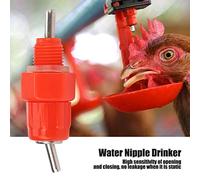 20pcs Automatic Water Nipple Drinkers Screw in Type Chicken Water Feeder, for Chicken, Duck, Goose and Other Livestock, with High Sensitivity and No Leakage