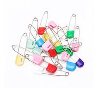 20Pcs Baby Infant Child Cloth Nappy Diaper Pins Safety Locking Holder Colorful Safety Pins Assorted Small