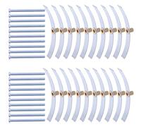 20PCS Back Box Repair Clip, Switch Socket Repair Kit, 86 Type Switch Socket Screw Hooks, Universal Backbox Repairing Tool, Wall Outlet Cassette Repairer Support Rod Screws