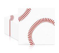 20pcs Baseball Paper Party Napkins Serviette,Disposable Cocktail Serviettes Napkins Patterned, 2-Ply, 13" x 13", Recyclable,Soft Hand Paper Towels for Birthday,Baseball Themed Party Decorations