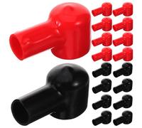 20pcs Battery Terminal Cover PVC Insulation Protector | Two-color Set, Wear Resistant Fit, Easy Installation, Short Circuit Protection, Battery Terminal Caps