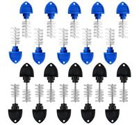 20Pcs Beer Tap Plug Brushes, Beer Tap Cover Beer Faucet Accessories Set, Fit Snugly Into The Stout for Most Standard Taps Draft Beer Faucet Nylon Grade Faucet Brush Dustproof