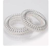 20Pcs Beryllium Bronze Silver-Plated Spring Contacts - 0.30mm Wire Diameter, Radially & Axially Mounted(T1000-0030-060)